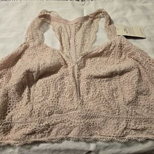NWT Cacique Light Pink Bralette Size 26/28